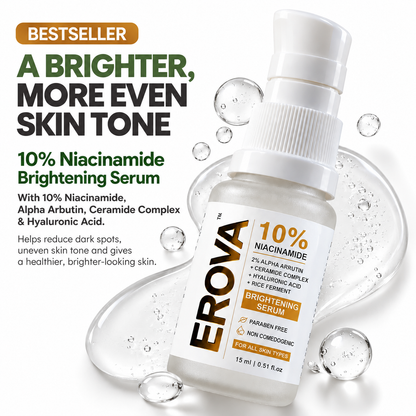 EROVA 10% Niacinamide Brightening Serum – 15 ml