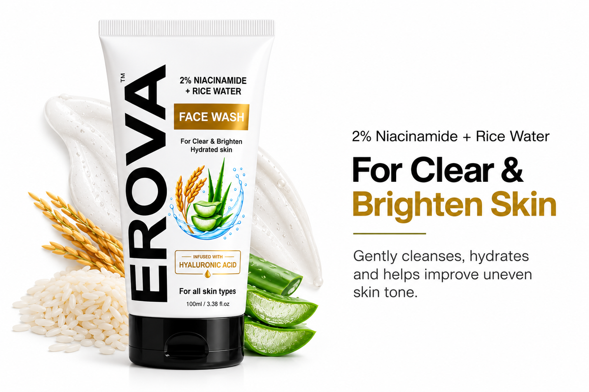 2% Niacinamide & Rice Water Face Wash For Clear & Bright Skin