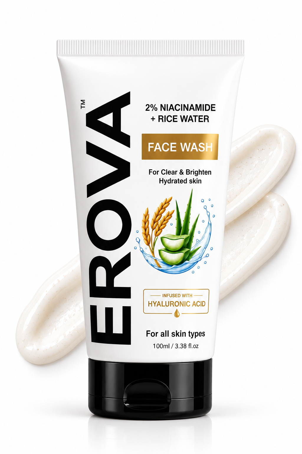 2% Niacinamide & Rice Water Face Wash For Clear & Bright Skin