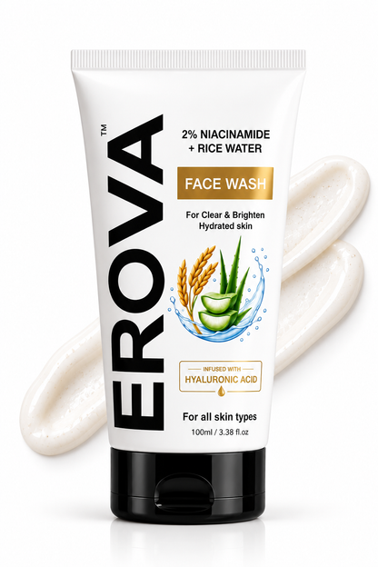 2% Niacinamide & Rice Water Face Wash For Clear & Bright Skin