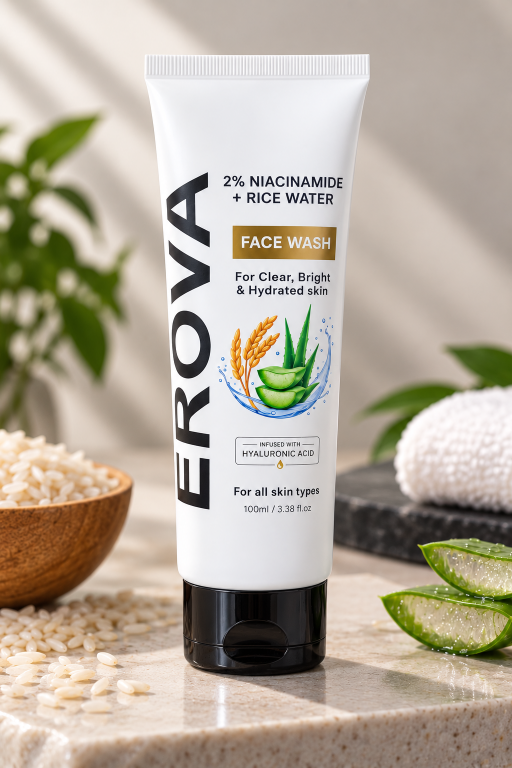EROVA 3-Step Skin Ritual — Cleanse. Treat. Protect.